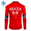 Wielershirt 2024 Arkea-B B Hotels Winter Thermal Fleece - Rood